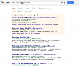 mua samsung galaxy tab 3 on google.com.vn
