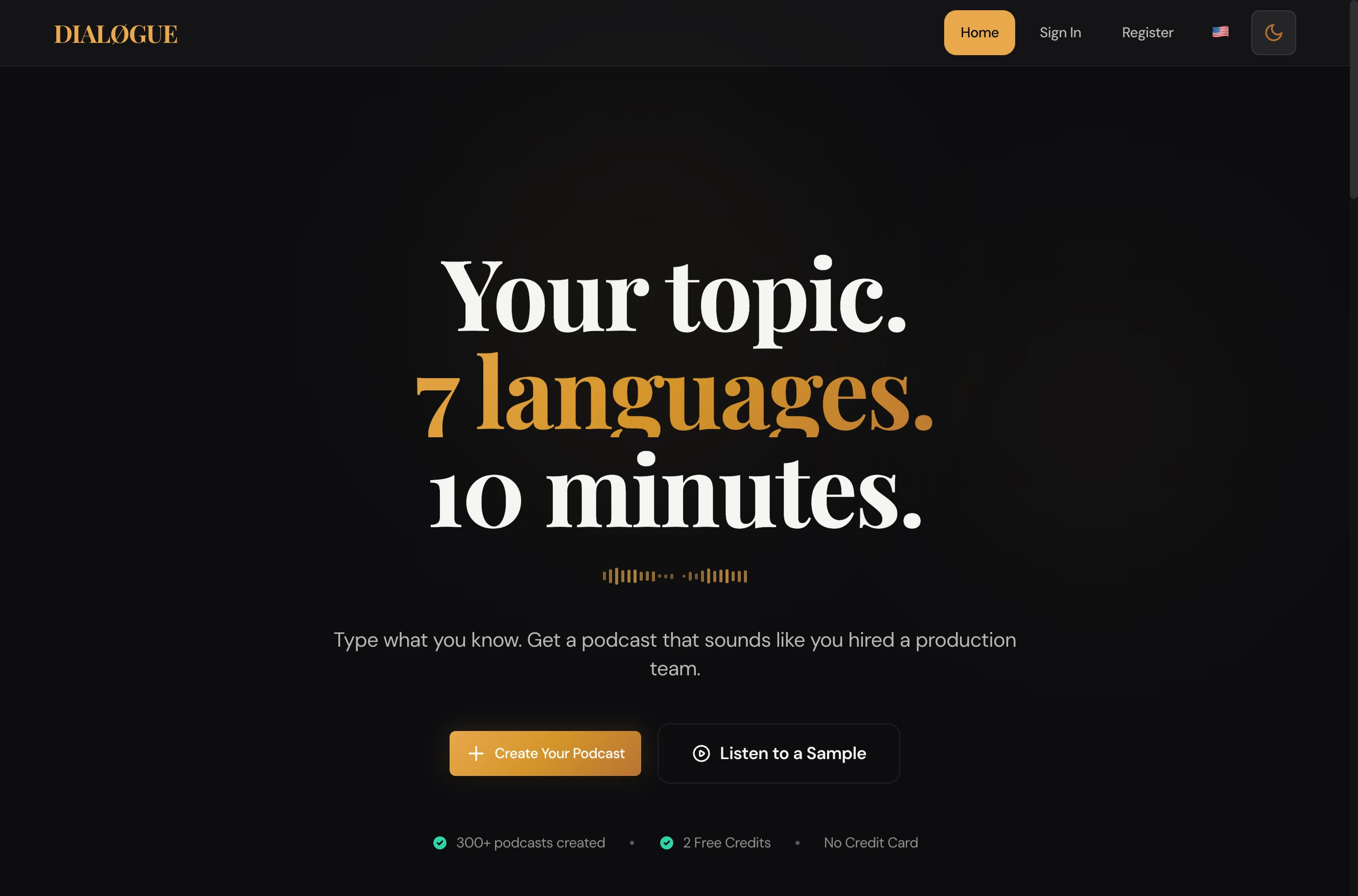 DIALØGUE interface