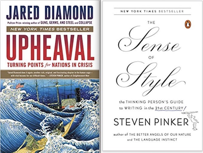 Upheaval Jared diamond and the Sense of Style Steven Pinker