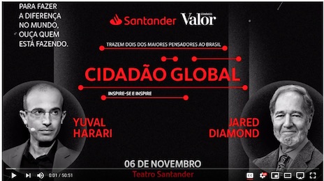 Yuval Noah Harari and Jared Diamond in conversation brazil nov 2019