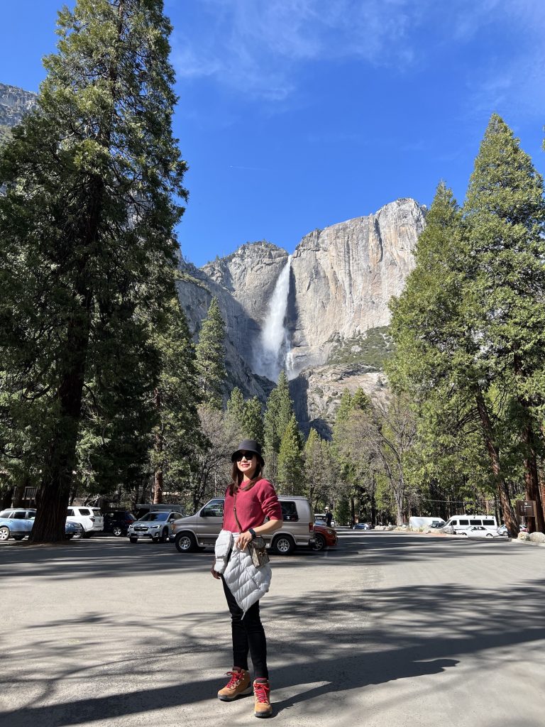 lower Yosemite fall trail at the entrance 2022