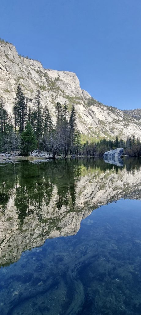 mirror lake with enough light apr 2022