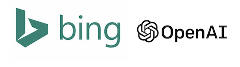 Bing and OpenAI integration (small logo)