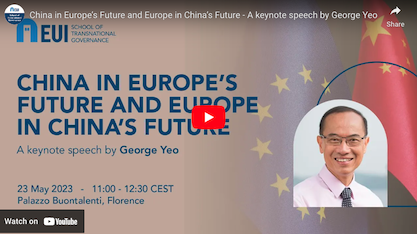 George Yeo insightful speeches about China in Jun 2023 - Highly recommended