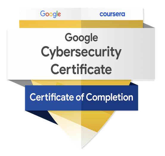 Google cybersecurity certificate chandler nguyen